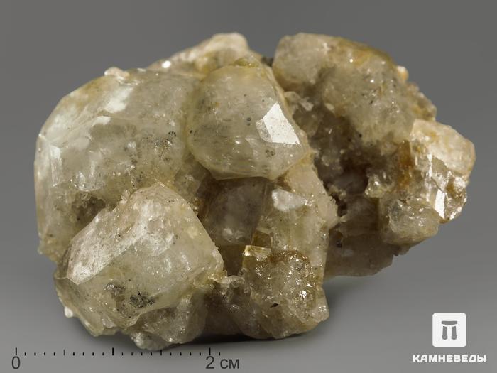 Топаз, сросток кристаллов 5х4,1х1,8 см, 11519, фото 1