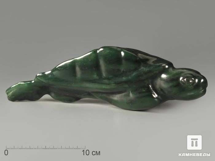 Морская черепаха из нефрита, 22,8х6,5х2,2 см, 13122, фото 1
