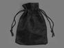 Мешочек чёрный «льняной», 12х9 см, 13308, фото 2
