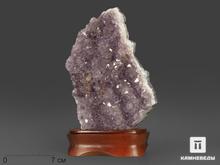 Аметист, друза на подставке 19,8х13,3х7,5 см