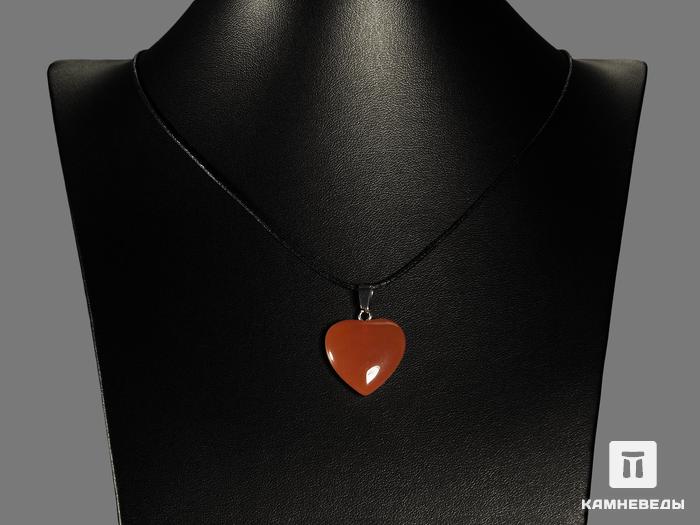 Кулон «Сердце» из сердолика, 13403, фото 3
