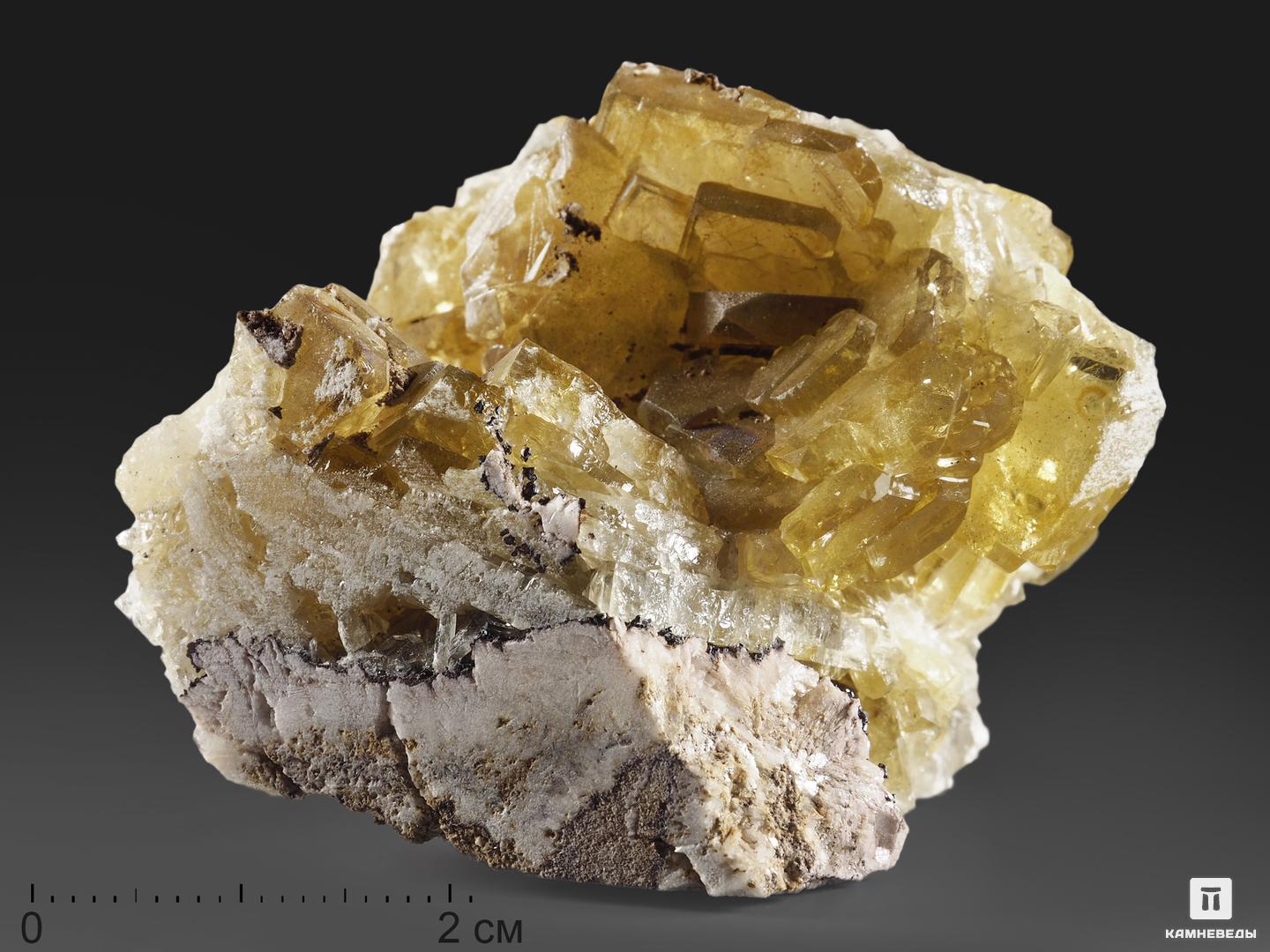 Барит, кристаллы на породе 5,5х4,2х4 см, 13488, фото 1