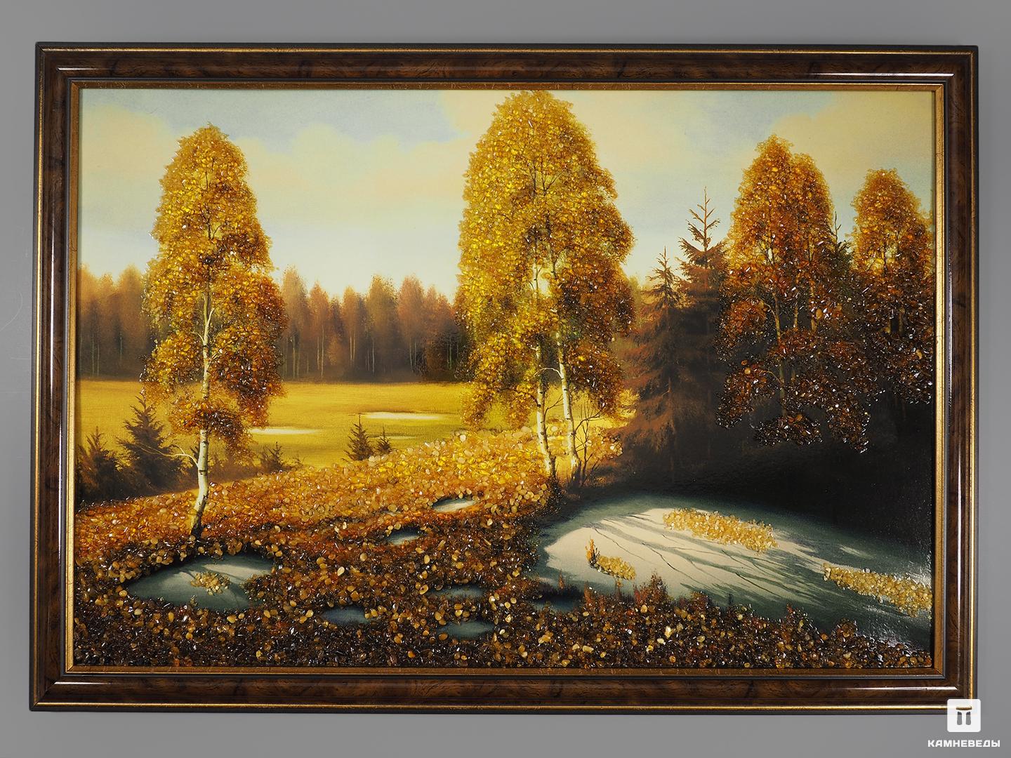 Картина с янтарём «Лес», 13523, фото 1