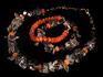 Бусы «Февраль» из дымчатого кварца (раухтопаза) и сердолика, огранка, 13562, фото 3