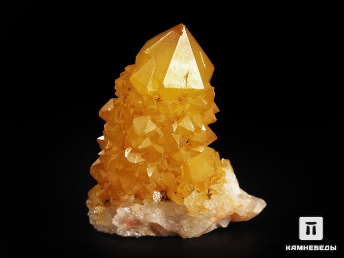 Цитриновидный кварц (кактусовый), кристалл 4,4х3,2х2,3 см, 13789, фото 2