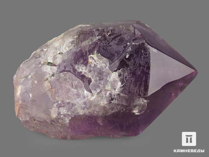 Аметист (аметрин), приполированный кристалл 9,1х5,8х5,5 см, 13685, фото 2