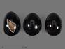 Яйцо из чёрного агата (чёрного оникса), 2,5х1,8 см, 14077, фото 1