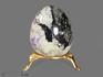 Яйцо из бербанкита с флюоритом, 6х4,7 см, 13864, фото 1