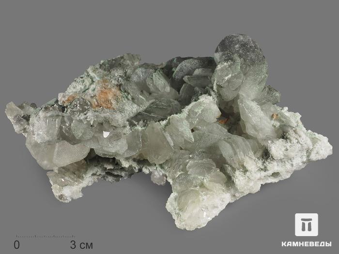 Кальцит, кристаллы на породе 17,9х15,1х6,8 см, 13216, фото 1