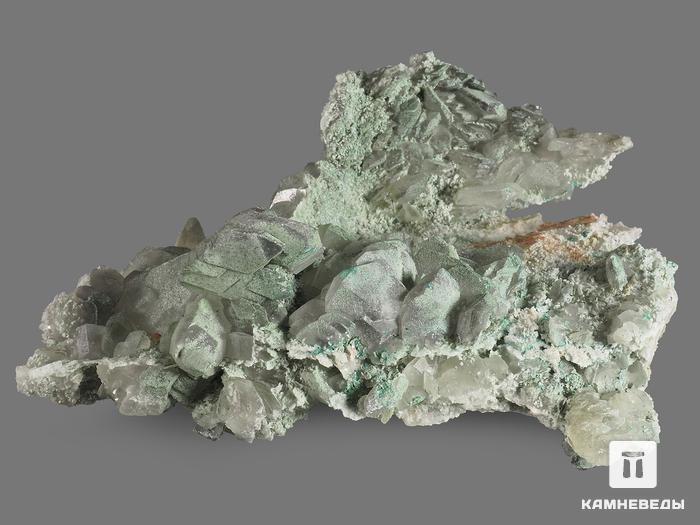 Кальцит, кристаллы на породе 17,9х15,1х6,8 см, 13216, фото 2