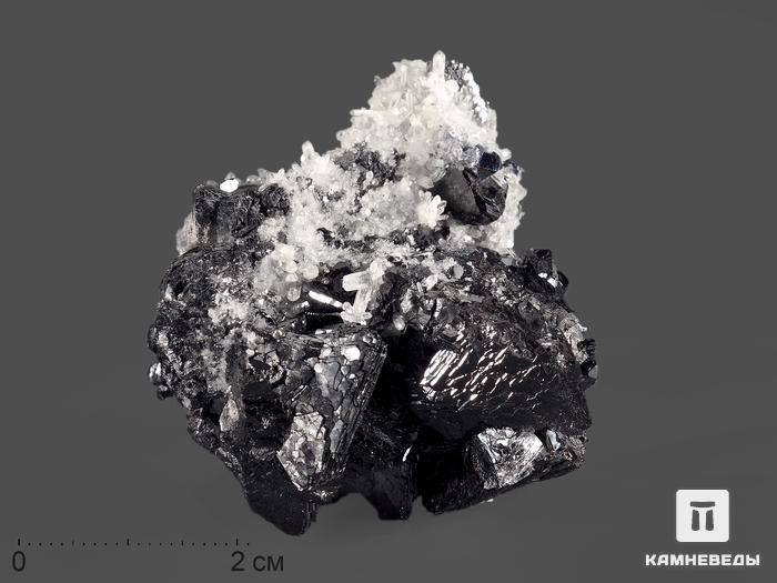Сфалерит (марматит) с кварцем, 5,5х4,5х3,3 см, 12694, фото 1