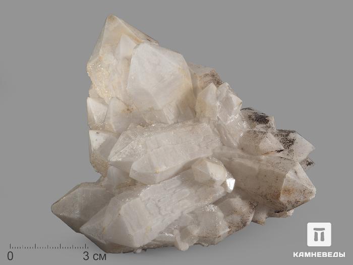 Кварц, сросток кристаллов 12,8х8,7х7,5 см, 12697, фото 1