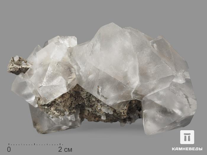 Флюорит, сросток кристаллов на породе 8х4,8х4 см, 12690, фото 1