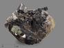 Касситерит с дымчатым кварцем (раухтопазом), сросток кристаллов 4,4х3х2,5 см, 12484, фото 1