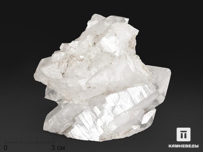Горный хрусталь (кварц), сросток кристаллов 9,5х7,8х6 см, 13698, фото 1