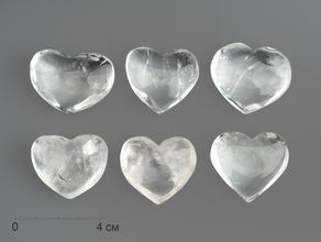 Сердце из горного хрусталя (кварца), 3,5-4 см