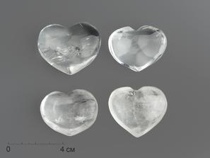 Сердце из горного хрусталя (кварца), 4-4,5 см
