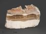 Оникс мраморный (медовый), полированный срез 13,6х8,9х1,3 см, 14318, фото 1