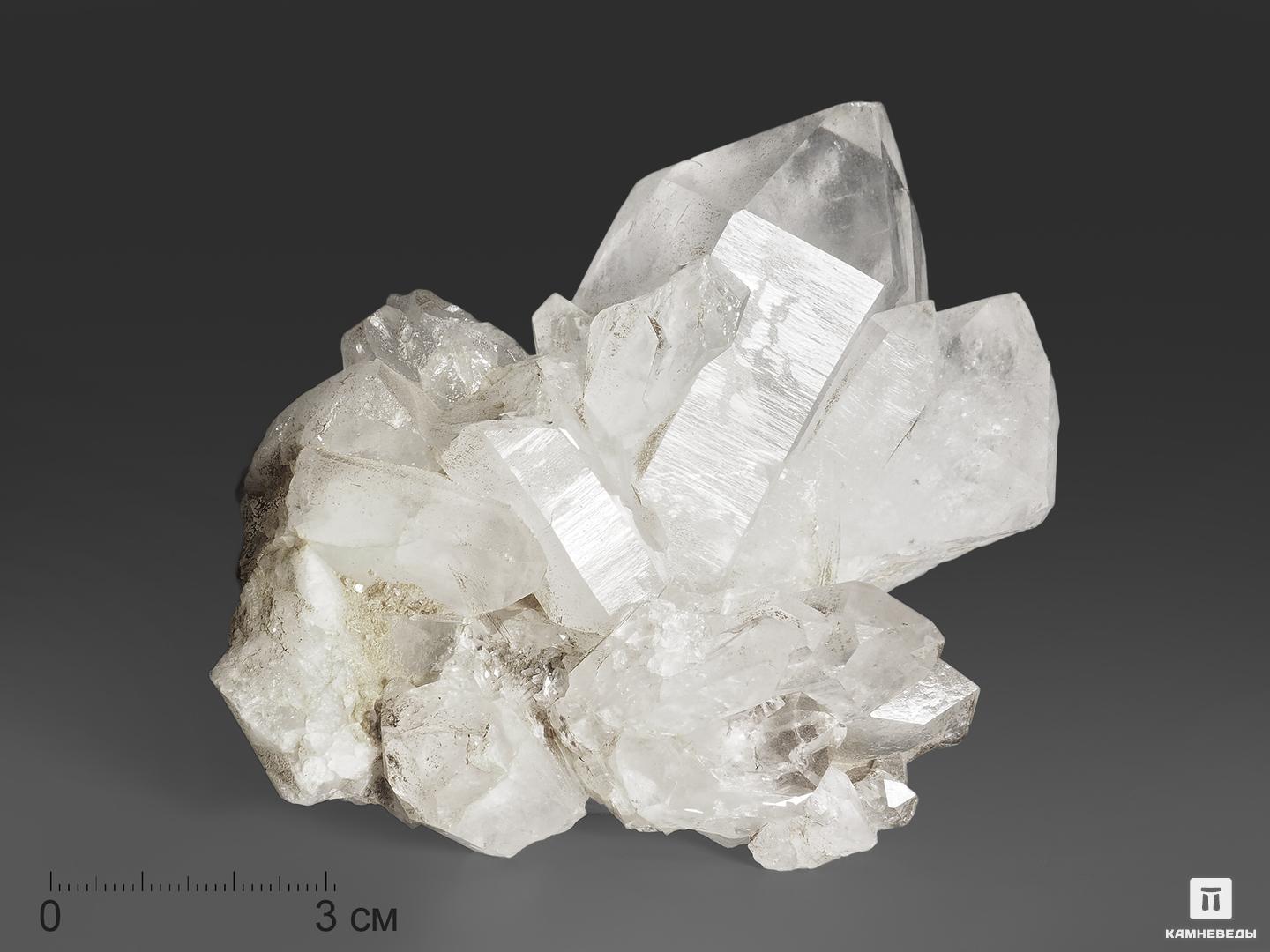 Горный хрусталь (кварц), сросток кристаллов 11,7х9х3,6 см, 13711, фото 1