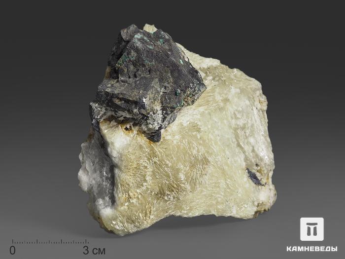 Барит с галенитом, 9,5х9х7,6 см, 13298, фото 2
