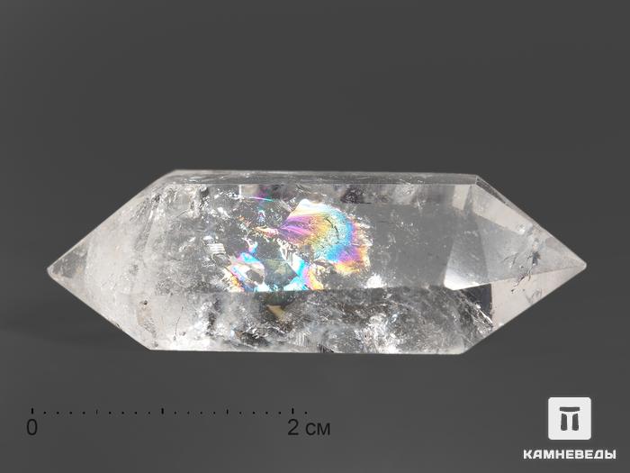 Горный хрусталь (кварц) в форме двухголового кристалла, 4-5 см (10-15 г), 14385, фото 1
