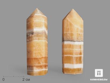 Оникс мраморный. Оникс мраморный в форме кристалла, 6-7 см (60-65 г)