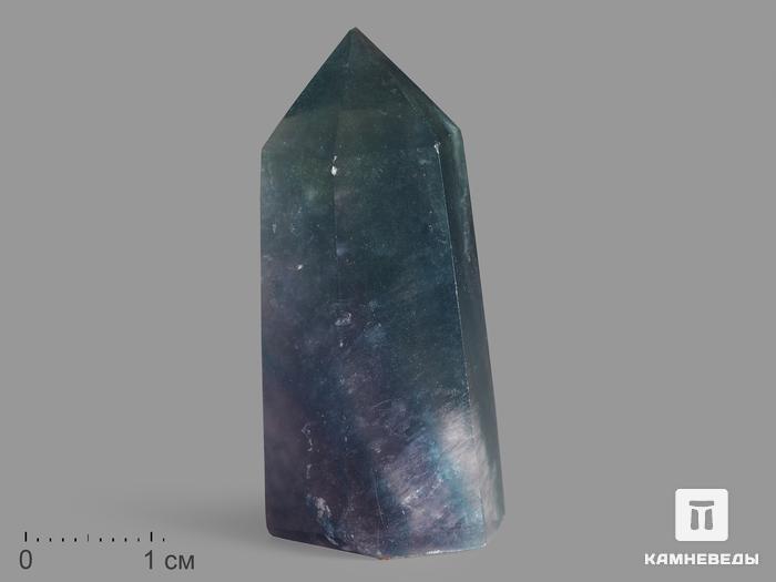 Флюорит, полированный в форме кристалла, 4-5 см (20-30 г), 14389, фото 1
