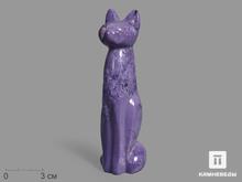 Кошка из чароита, 13,7х4х4 см