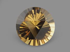 Цитрин, огранка 17х17х11 мм (15,2 ct)
