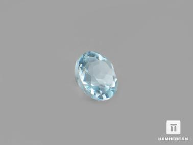 Топаз. Топаз голубой, огранка 3х3х2 мм (0,1 ct)