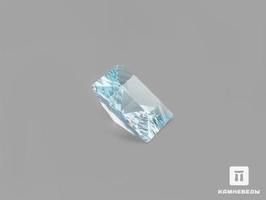 Топаз. Топаз голубой, огранка 10х10х6 мм (4,5 ct)