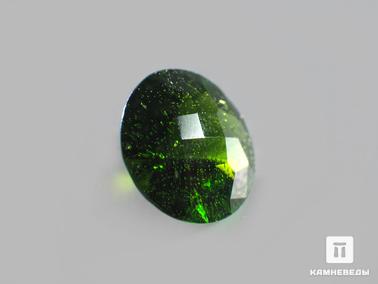 Хромдиопсид. Хромдиопсид, огранка 6х3 мм (0,7 ct)