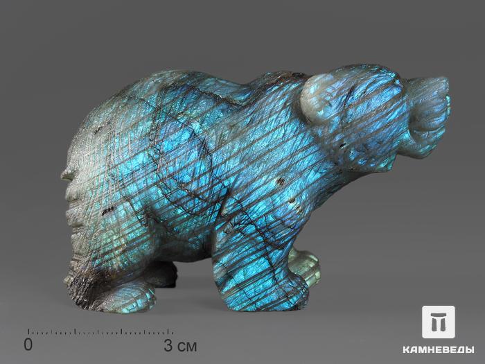 Медведь из лабрадора, 8,9х5,2х4,1 см, 14465, фото 1