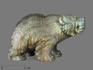 Медведь из лабрадора, 7,5х4,3х3,7 см, 23-18/6, фото 1