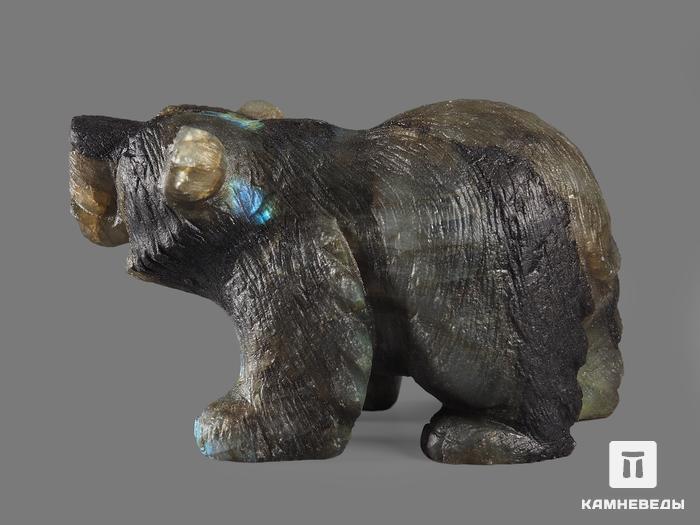 Медведь из лабрадора, 6,1х3,7х3,1 см, 23-18/14, фото 2