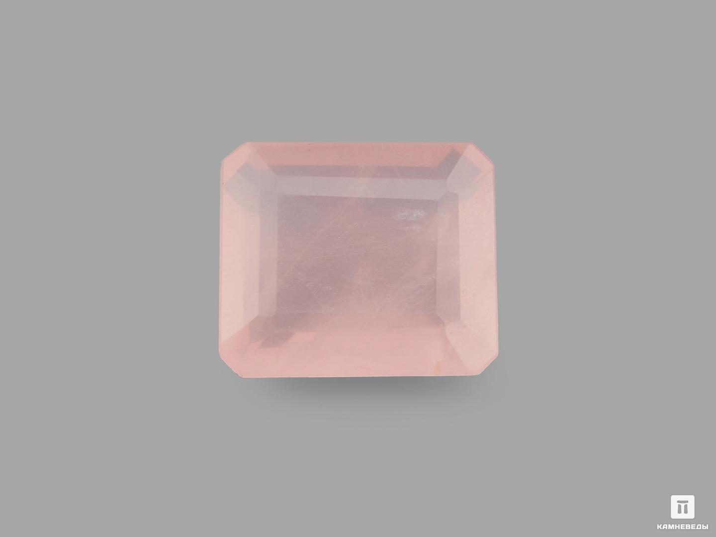 Розовый кварц, огранка 19х16х9 мм (20,60 ct) розовый кварц огранка 14х14х8 мм 10 6 ct