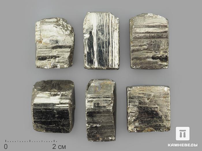 Пирит, кубический кристалл 2х1,9 см, 12378, фото 1