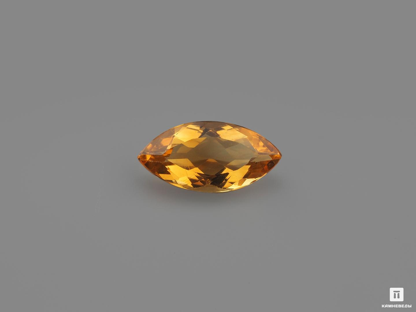 Цитрин, огранка 15х8х5,5 мм (3,95 ct)