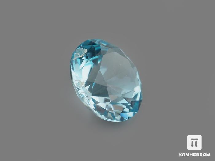 Топаз голубой, огранка 7х4 мм (1,6 ct), 12637, фото 2