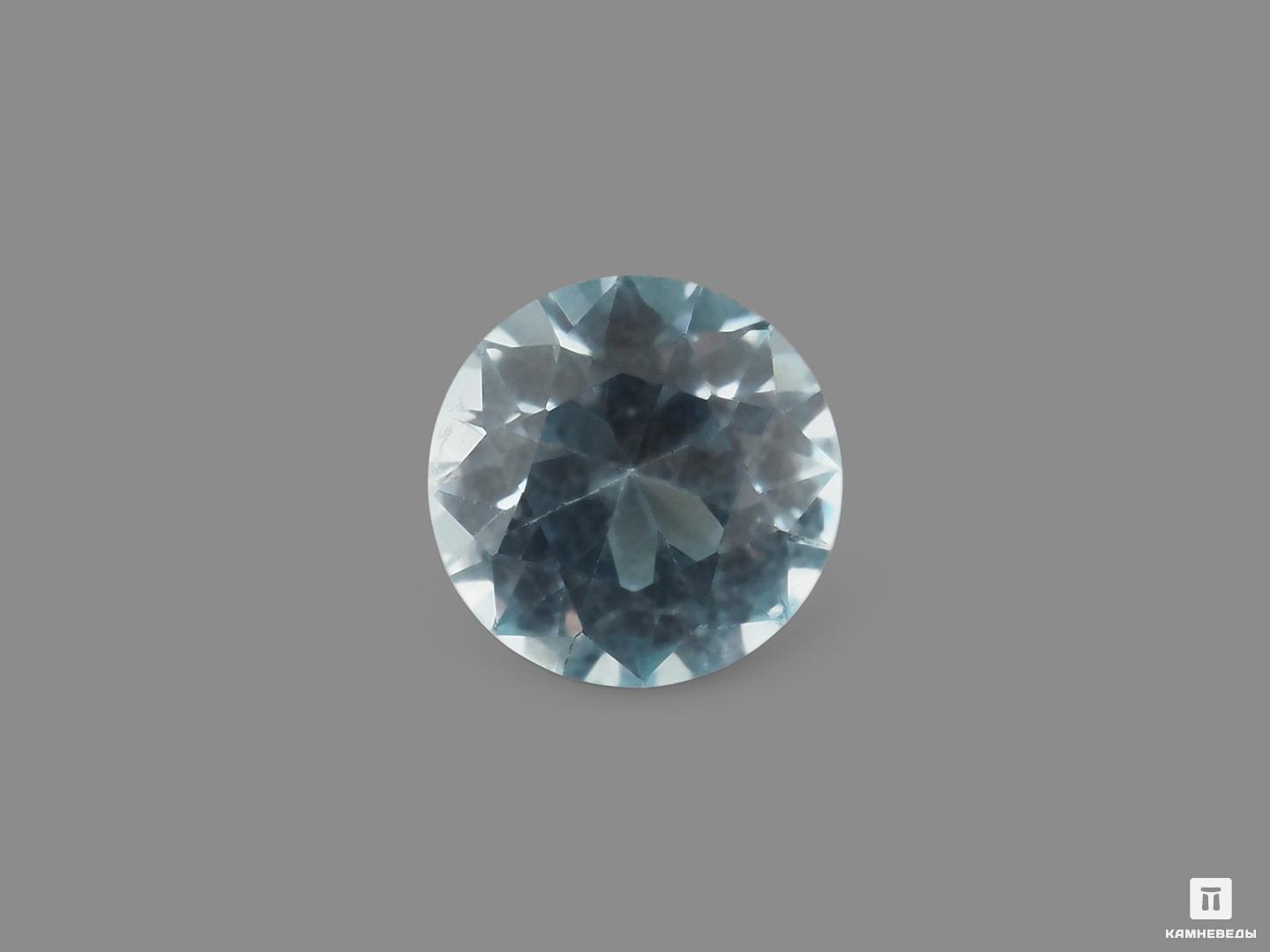 Топаз голубой, огранка 6х4 мм (1 ct) подвеска из серебра platina jewelry 03 3228 00 201 0200 68 топаз эмаль