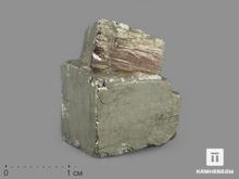 Пирит, кубический кристалл 1,8х1,5 см
