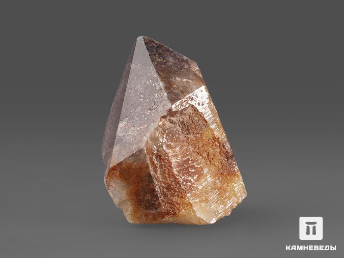 Гематит в кварце, приполированный кристалл 4,1х3х2,4 см, 14645, фото 2