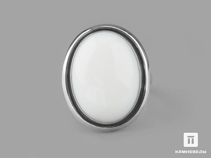 Кольцо с белым опалом (кахолонгом), 14828, фото 2