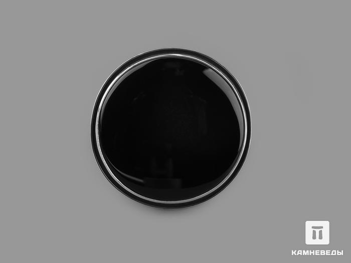 Кольцо из чёрного агата, 14837, фото 2