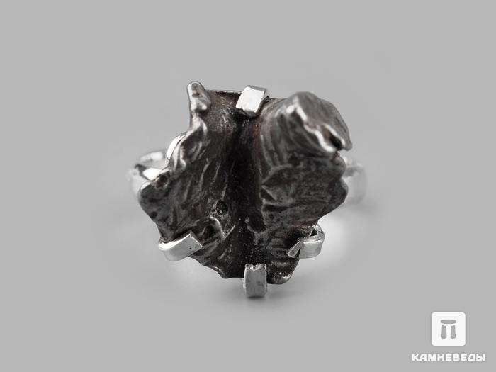 Кольцо с метеоритом Сихотэ-Алинь, 1,6х1,5 см, 14902, фото 2