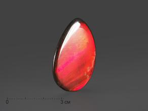 Аммолит (ископаемый перламутр аммонита), 4х2,5х0,3 см