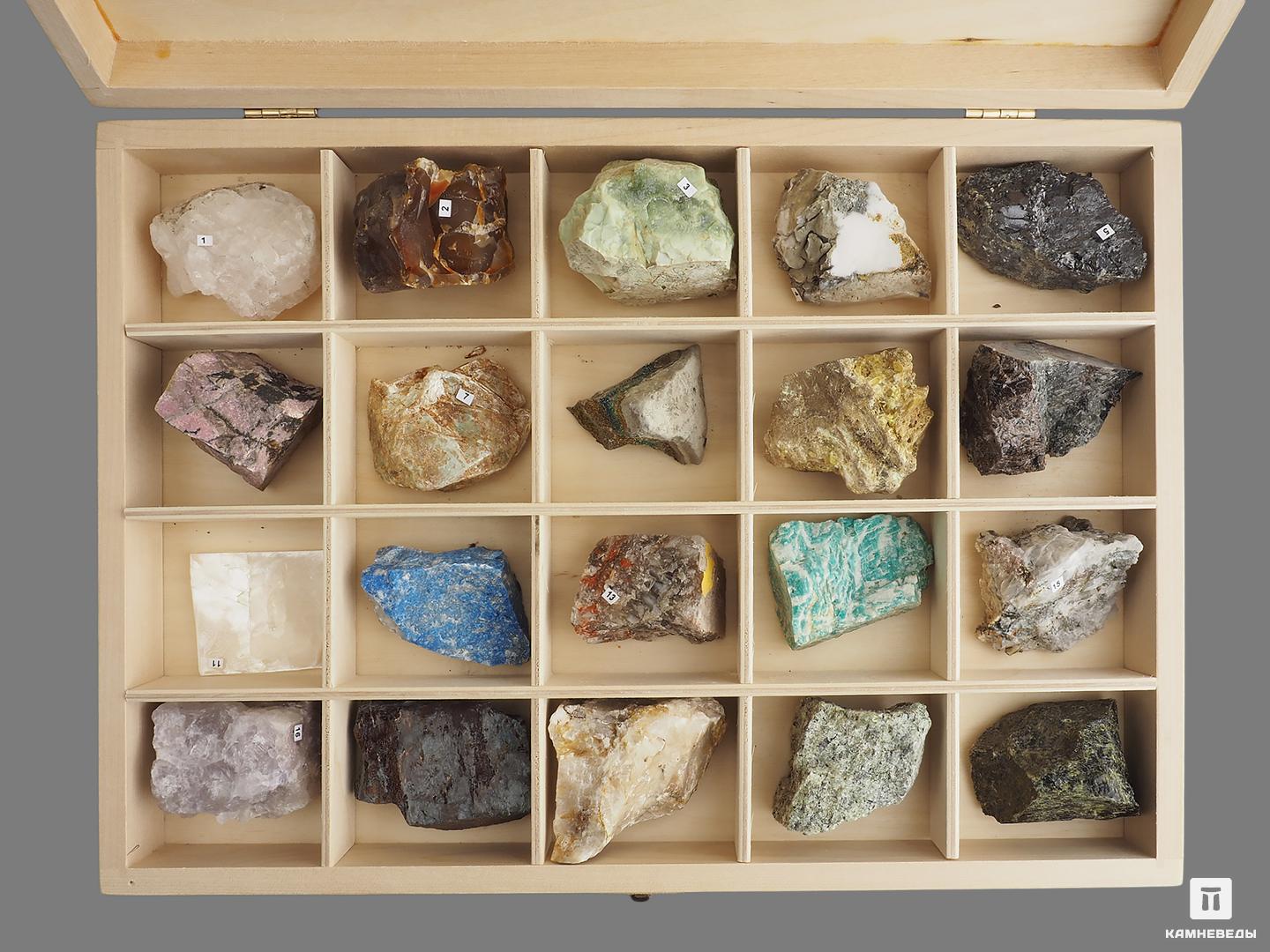 Коробка для коллекции минералов