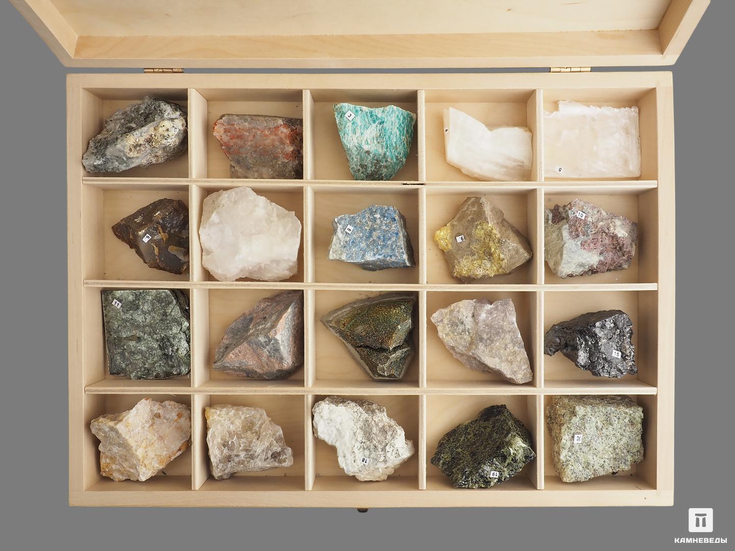коллекция минералов фото