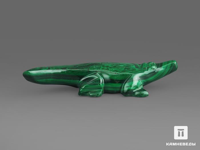 Крокодил из малахита, 10,4х4х1,6 см, 23-48, фото 2