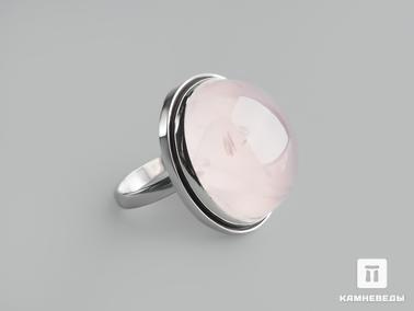 Розовый кварц. Кольцо с розовым кварцем